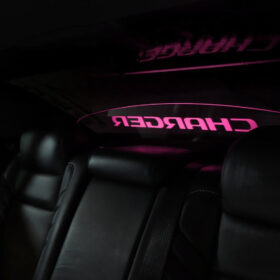 WindRestrictor 2006-Up Dodge Charger Rear Add On Glow Plate - image 7