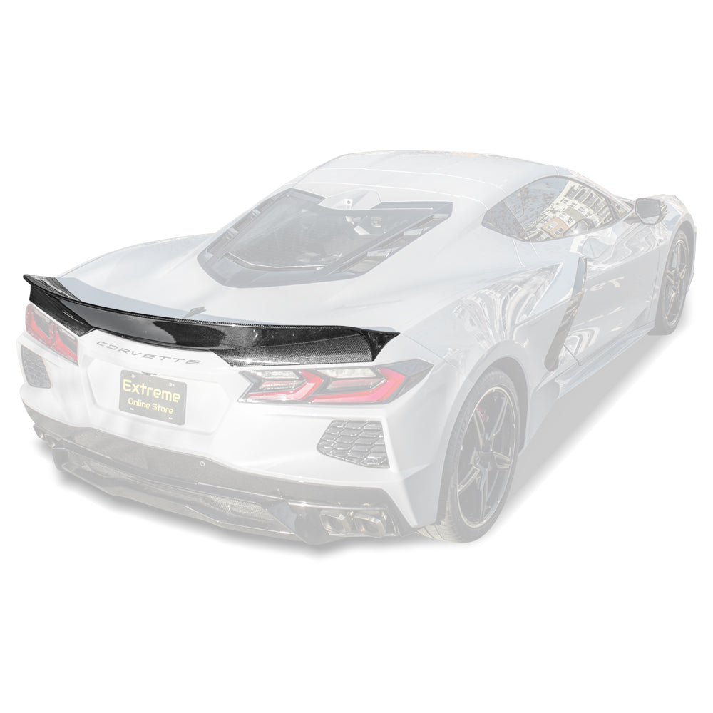 Extreme Online Store Ducktail Package Corvette C8 Stingray Rear Trunk Spoiler