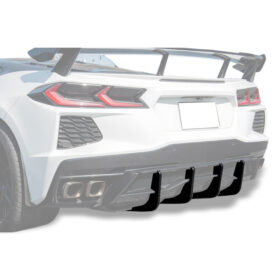 Extreme Online Store Corvette C8 Stingray DRY CARBON FIBEr Add-On Rear Diffuser Fin