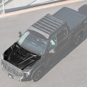 Extreme Online Store Tundra EOS CARBON FIBER Front Vented Hood Cover w/ Side Vent - Image 3