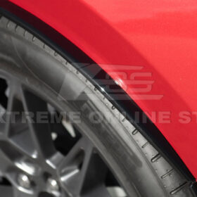 2024-Up Ford Mustang S650 DRY CARBON FIBER Rear Quarter Fender Flare Extension - image 9