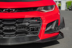 Extreme Online Store Camaro ZL1 1LE Dry Cabon Fiber Front Air Duct Bezels & Canard Dive Planes - Image 6