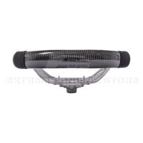 Mustang CARBON FIBER Alcantara Leather Red Stripe Steering Wheel - Image 7