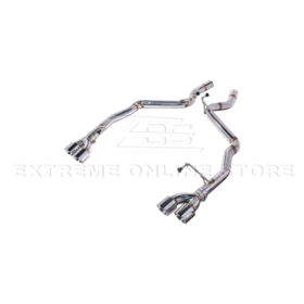 2024+ Mustang GT Muffler Delete Axle Back Quad Tips Exhaust - image 6