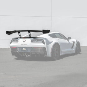 Extreme Online Store Corvette C7 ZR1 ZTK Conversion Extended High Wing With Wing Riser - Image 3