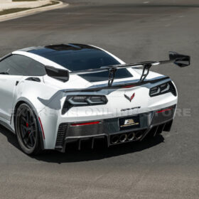 Extreme Online Store Corvette C7 ZR1 ZTK Conversion Extended High Wing With Wing Riser - Image 9