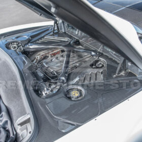 Extreme Online Store Corvette C8 DRY CARBON FIBER Coupe Engine Bay Panel Cover (3-Pieces Version) - Image 3