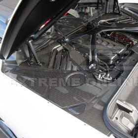 Extreme Online Store Corvette C8 DRY CARBON FIBER Coupe Engine Bay Panel Cover (3-Pieces Version) - Image 5