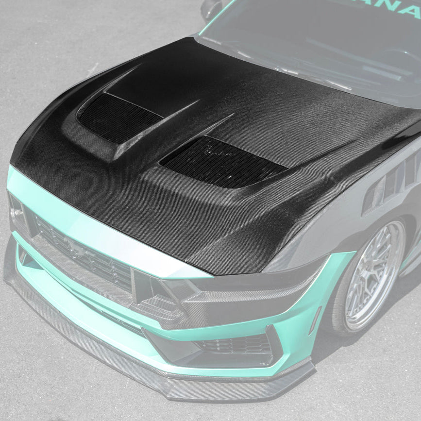 2024+ Ford Mustang GTD Style Front Bumper Hood