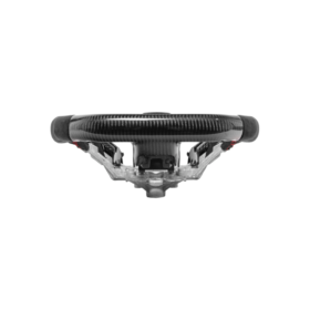 FFP 2015-2023 Ford Mustang S550 Carbon Fiber Black Leather Red Stitching Steering Wheel - image 54