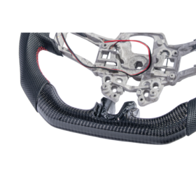 FFP 2015-2023 Ford Mustang S550 Carbon Fiber Black Leather Red Stitching Steering Wheel - image 76