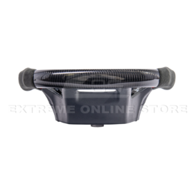 FFP F-150 CARBON FIBER Alcantara Leather Red Stripe Steering Wheel - Image 6
