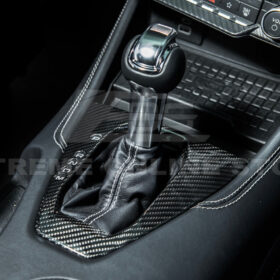 2024-Up Mustang DRY CARBON FIBER Gear Shift Panel Cover - image 5
