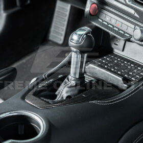 2024-Up Mustang DRY CARBON FIBER Gear Shift Panel Cover - image 8