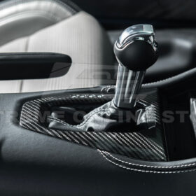 2024-Up Mustang DRY CARBON FIBER Gear Shift Panel Cover - image 9