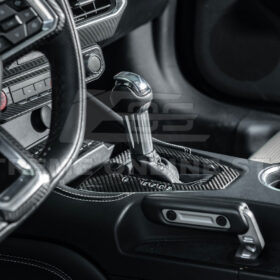 2024-Up Mustang DRY CARBON FIBER Gear Shift Panel Cover - image 10