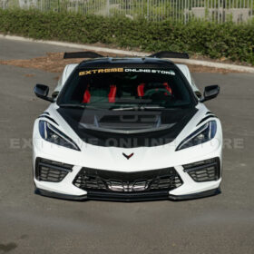 Extreme Online Store Corvette C8 Stingray DRY CARBON FIBER Front Splitter [Z06 / Z07 Conversion Package] - Image 7