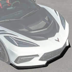 Extreme Online Store Corvette C8 Stingray DRY CARBON FIBER Front Splitter [Z06 / Z07 Conversion Package] - Image 3