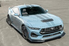 2024+ Mustang GT DRY CARBON FIBER Front Side Grille Inserts - Image 5