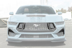 2024+ Mustang GT DRY CARBON FIBER Front Side Grille Inserts - Image 7