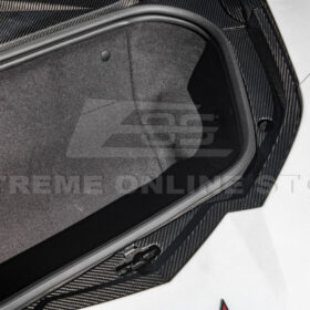 Corvette C8 DRY CARBON FIBER Front Trunk Trim Cover Kit - image 8