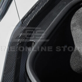 Corvette C8 DRY CARBON FIBER Front Trunk Trim Cover Kit - image 10