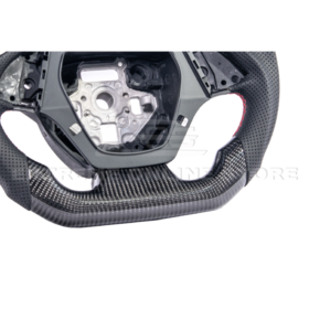 Extreme Online Store EOS CAMARO CARBON FIBER Perforated Leather Red Stripe Steering Wheel for Camaro - Image 10