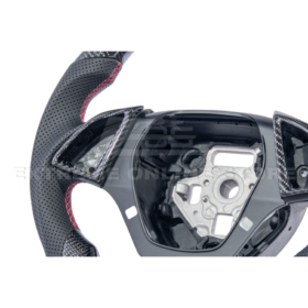 Extreme Online Store EOS CAMARO CARBON FIBER Perforated Leather Red Stripe Steering Wheel for Camaro - Image 21