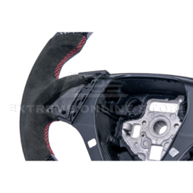 Extreme Online Store EOS CAMARO CARBON FIBER Black Alcantara Red Stripe Steering Wheel for Camaro - Image 10