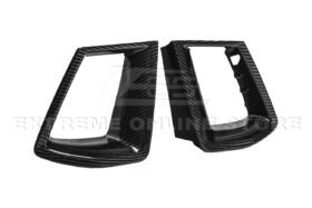 2024+ Mustang GT DRY CARBON FIBER Front Side Grille Inserts - Image 9