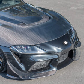 2020-Up Toyota Supra A91 CF Front Splitter Lip - image 1