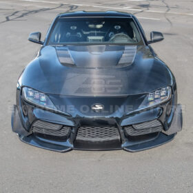 2020-Up Toyota Supra A91 CF Front Splitter Lip - image 5