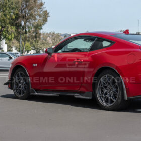 2024+ Ford Mustang DRY CARBON FIBER Fender Flares & Mud Flap - image 5