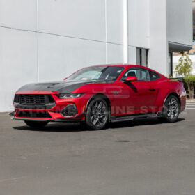 2024+ Ford Mustang DRY CARBON FIBER Fender Flares & Mud Flap - image 9