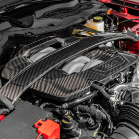 2024-Up Ford Mustang Dry Carbon Fiber Engine Cover - image 2