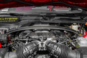 2024-Up Ford Mustang Dry Carbon Fiber Engine Cover - image 8