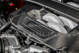 2024-Up Ford Mustang Dry Carbon Fiber Engine Cover - image 3