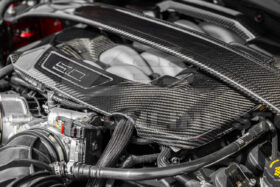 2024-Up Ford Mustang Dry Carbon Fiber Engine Cover - image 6