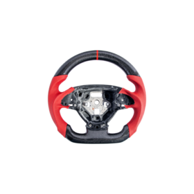Extreme Online Store Corvette C7 Red Leather Red Stitching Carbon Fiber Steering Wheel - Image 2