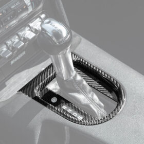 2015-23 Ford Mustang DRY CARBON FIBER Center Gear Shift Panel Trim Cover - image 2