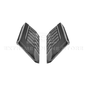 Extreme Online Store EOS Tundra TRD Pro Style CARBON FIBER Front Hood Side Vent Cover - Image 3