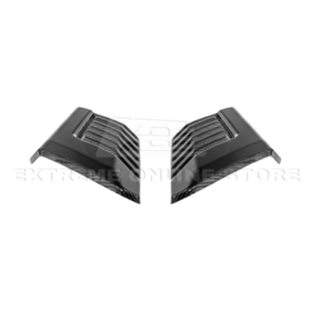 Extreme Online Store EOS Tundra TRD Pro Style CARBON FIBER Front Hood Side Vent Cover - Image 4