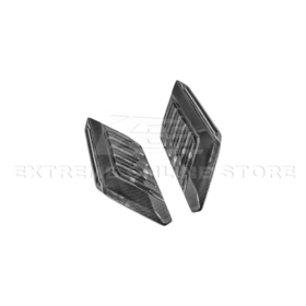 Extreme Online Store EOS Tundra TRD Pro Style CARBON FIBER Front Hood Side Vent Cover - Image 5