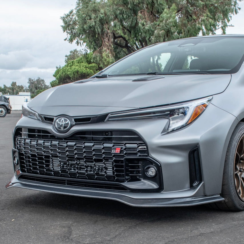Extreme Online Store GR Corolla Carbon Fiber Front Lip Splitter - Image 2