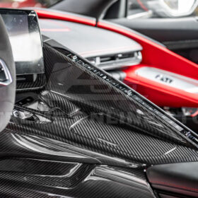 Corvette C8 DRY CARBON FIBER Center Console w/ Switch Trim Cover - image 5