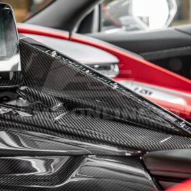 Corvette C8 DRY CARBON FIBER Center Console w/ Switch Trim Cover - image 7