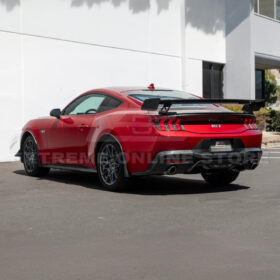 2024+ Ford Mustang GT Style Dry Carbon Fiber Rear Bumper Diffuser - image 7