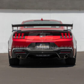 2024+ Ford Mustang GT Style Dry Carbon Fiber Rear Bumper Diffuser - image 6