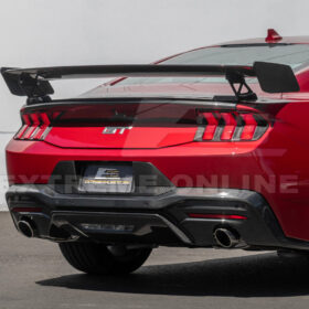 2024+ Ford Mustang GT Style Dry Carbon Fiber Rear Bumper Diffuser - image 5