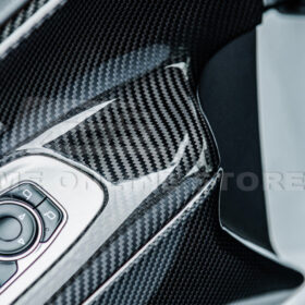 Extreme Online Store Corvette C8 DRY CARBON FIBER Window Switch Trim & Pillar Panel Cover - Image 6